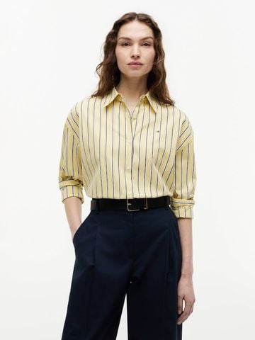 Tommy Hilfiger - Áo Sơ Mi Nữ Boxy Fit Poplin Shirt