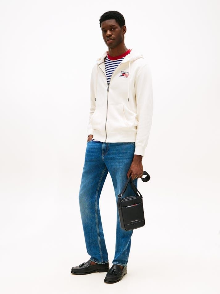 Tommy Hilfiger - Túi đeo chéo nam Metal Logo Crossbody Reporter Bag