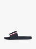 Tommy Hilfiger - Dép quai ngang nam Corporate Textured Pool Slide