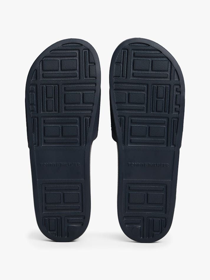 Tommy Hilfiger - Dép quai ngang nam Corporate Textured Pool Slide