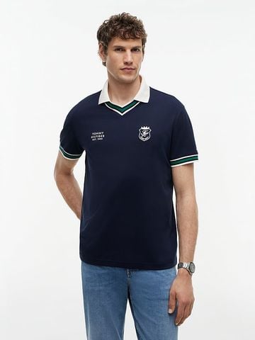 Tommy Hilfiger - Áo Thun Có Cổ Nam Relaxed Fit Tipped V-Neck Polo Shirt