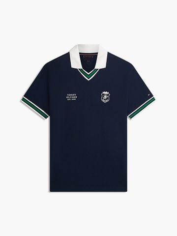 Tommy Hilfiger - Áo Thun Có Cổ Nam Relaxed Fit Tipped V-Neck Polo Shirt