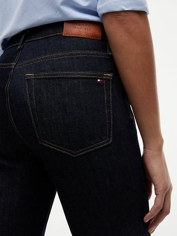 Tommy Hilfiger - Quần Jean Dài Nữ Patch Pocket Mid Rise Bootcut Jeans