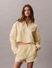 Calvin Klein - Áo Ngủ Nữ Cropped Cotton Poplin Pyjama Top