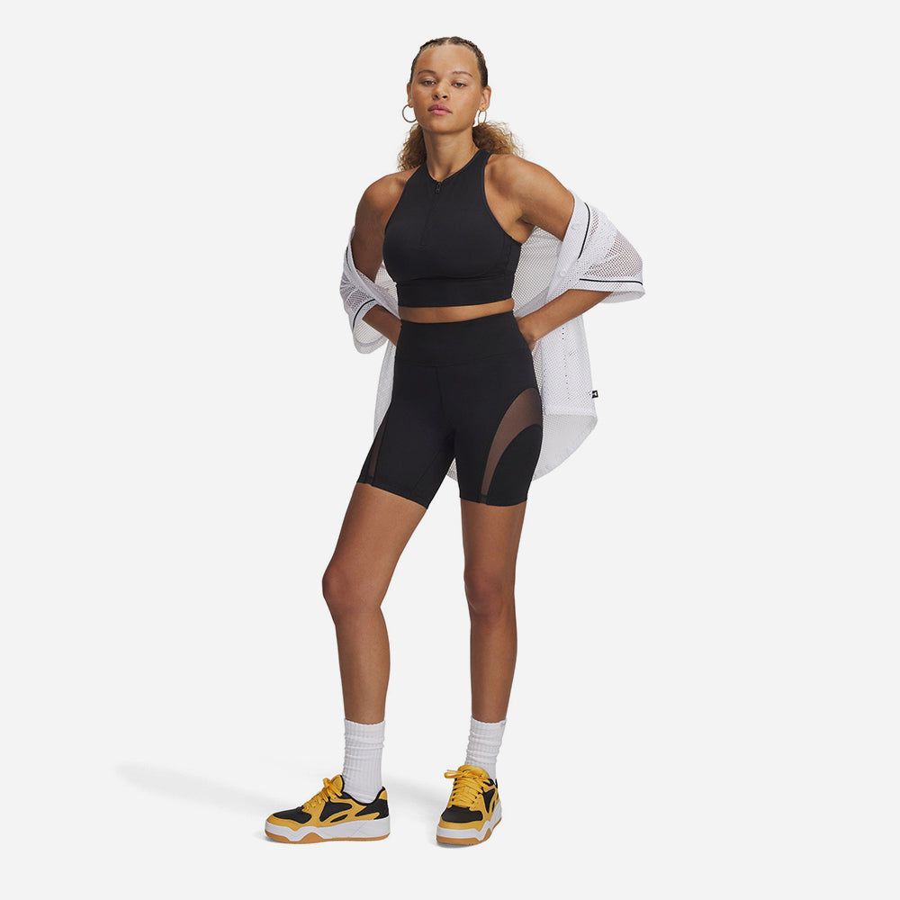 Under Armour - Áo ba lỗ thể thao nữ Meridian Zip Training