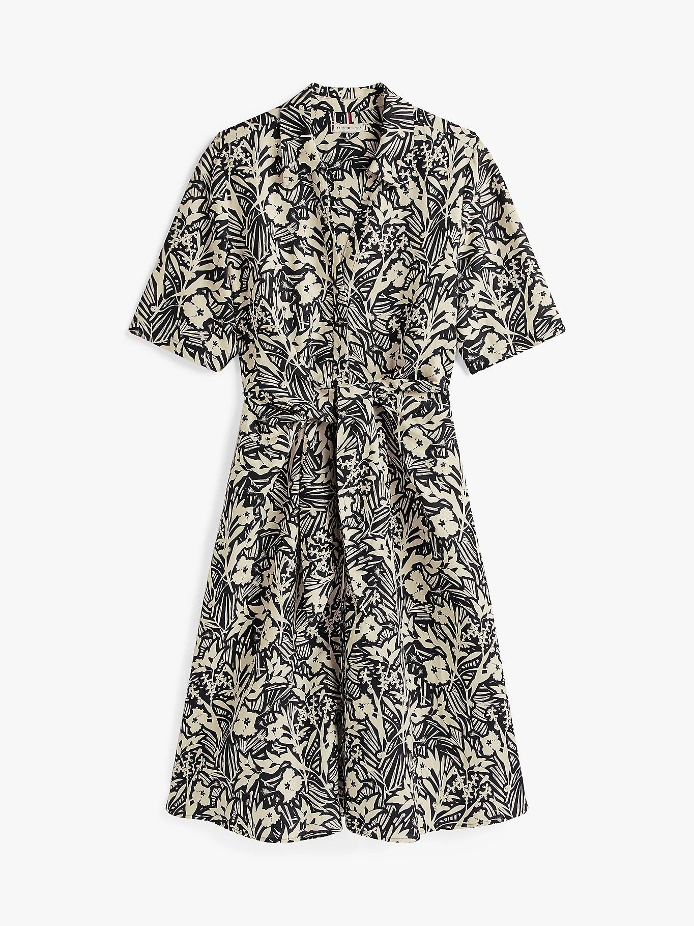 Tommy Hilfiger - Đầm nữ Relaxed Midi Linen Blend Shirt Dress