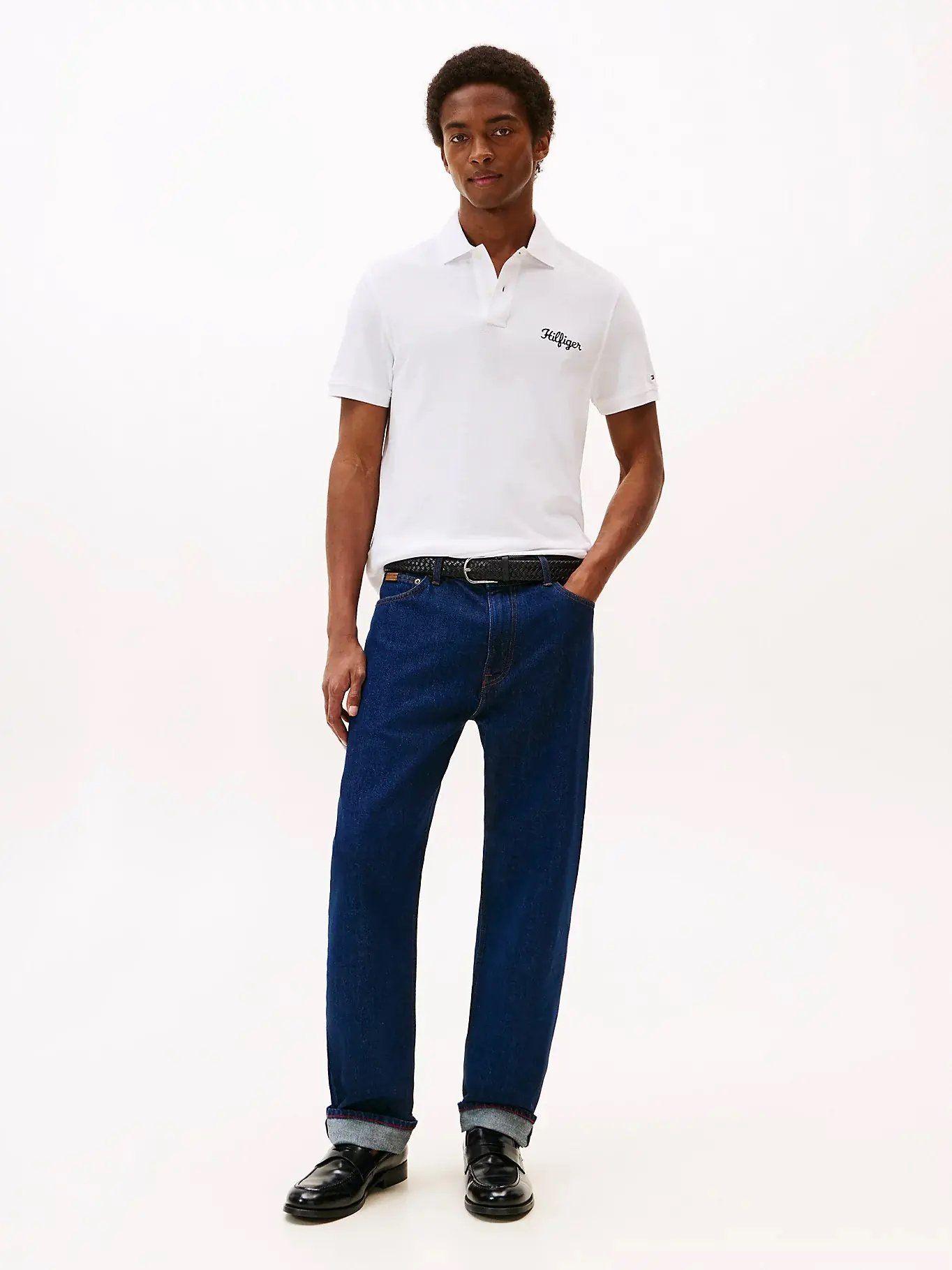 Tommy Hilfiger - Áo thun có cổ polo tay ngắn nam TH Graphic Regular Polo