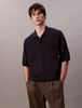 Calvin Klein - Áo polo dệt kim nam Tech Knit Boxy Polo Sweater