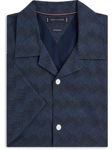 Tommy Hilfiger - Áo Sơ Mi Nam Short-Sleeved Shirt Dark Blue