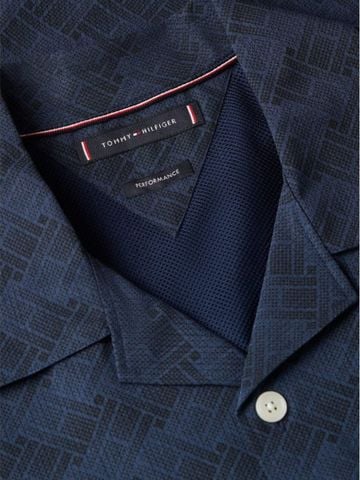 Tommy Hilfiger - Áo Sơ Mi Nam Short-Sleeved Shirt Dark Blue