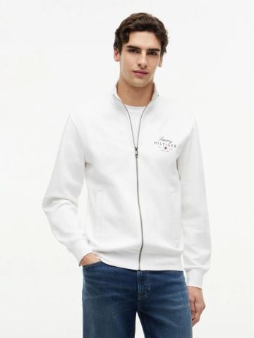 Tommy Hilfiger - Áo Khoác Nam Script Stack Full Zip Sweater