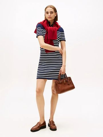 Tommy Hilfiger - Đầm nữ Jersey Mock Neck Mini Jumper Dress - 2