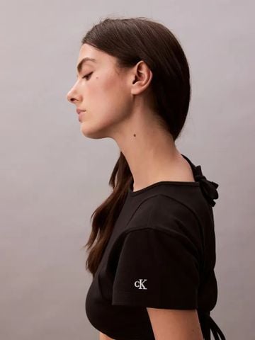 Calvin Klein - Áo thời trang nữ Pride Cropped Boxy Fashion Top Tee - 4