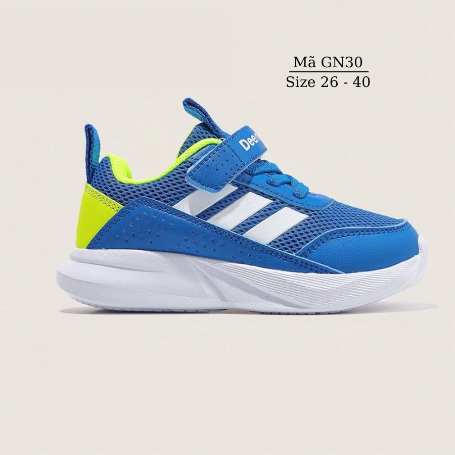Giày thể thao trẻ em DEERWAY siêu nhẹ cao cấp giày bé trai bé gái đi học chạy bộ, chơi bóng rổ, pickleball 3 - 15 tuổi GN30