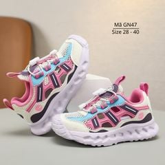 Giày sandal bé gái W.KIDS Hồng Nhiều Màu Bít Mũi Êm Nhẹ 4 - 15 Tuổi Dáng Thể Thao Đi Học Chạy Bộ Năng Động Cá Tính GN47
