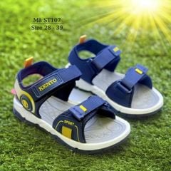 Dép quai hậu bé trai Sandal KENTO VNXK cho trẻ em học sinh tiểu trung học 4 - 15 tuổi đi học đi biển thể thao năng động ST107