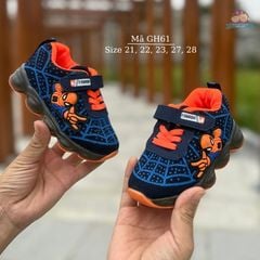 Giày siêu nhân bé trai 1 - 4 tuổi dáng thể thao quai dán phong cách Hàn Quốc GH61