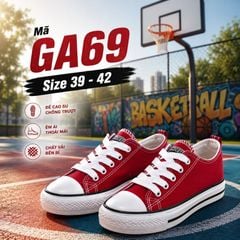 Giày buộc dây cho bé trai và bé gái đi học GA69