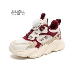 Giày thể thao bé trai bé gái W.KIDS 4 - 15 tuổi khóa xoáy núm vặn thông minh phong cách khỏe khoắn năng động cá tính GN31