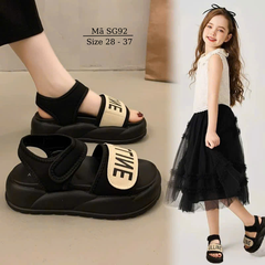 Sandal bé gái GLLINE 4 – 12 tuổi quai dán tiện lợi, đế mềm chống trơn – đi học, đi chơi, đi biển NHÍM SHOP SG92