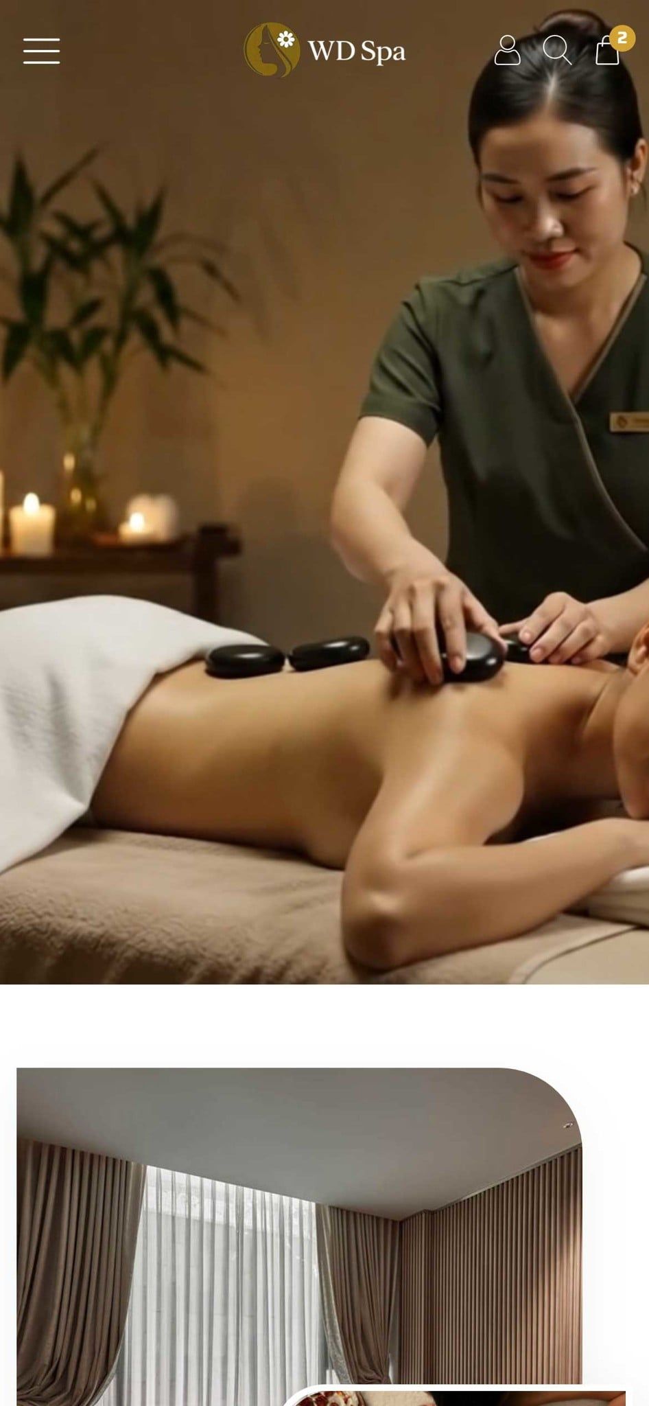 Mẫu website WD Spa
