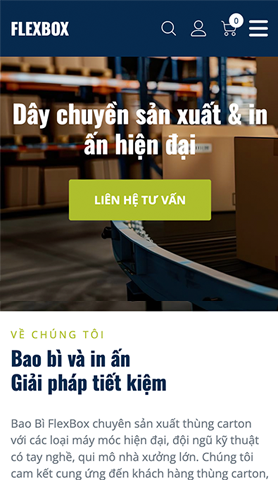 Mẫu website FlexBox
