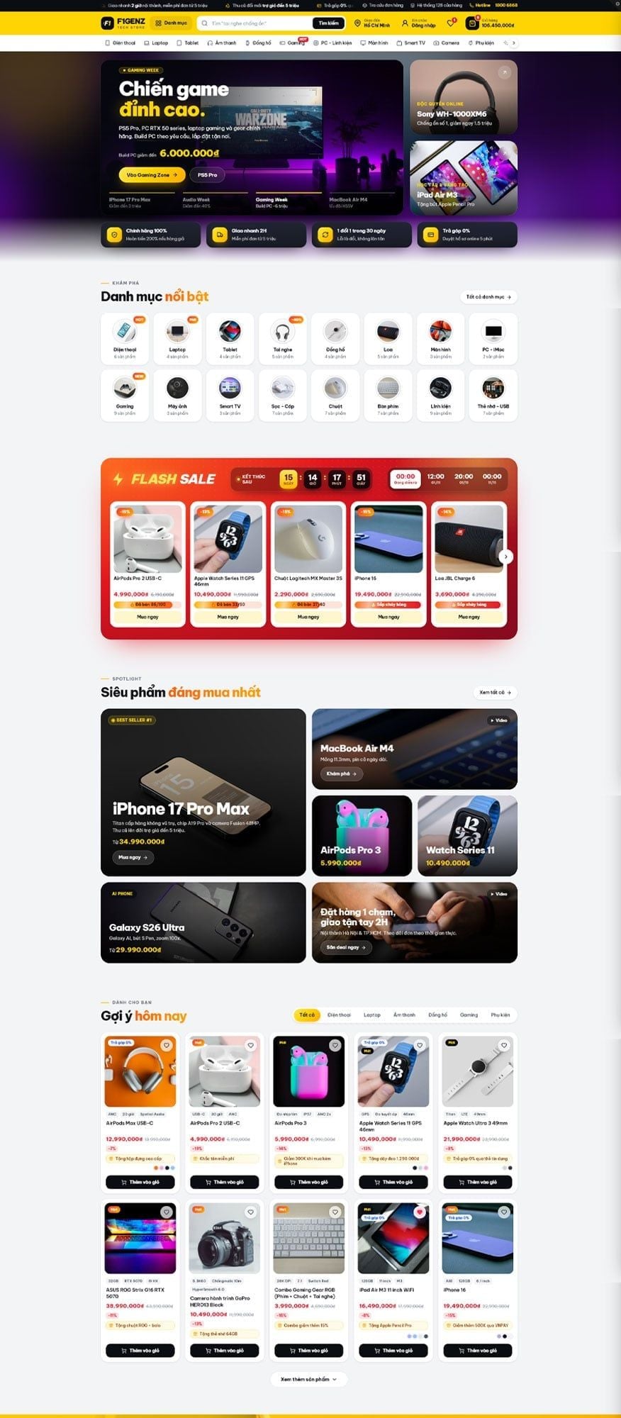 F1GENZ TECH STORE - Công nghệ