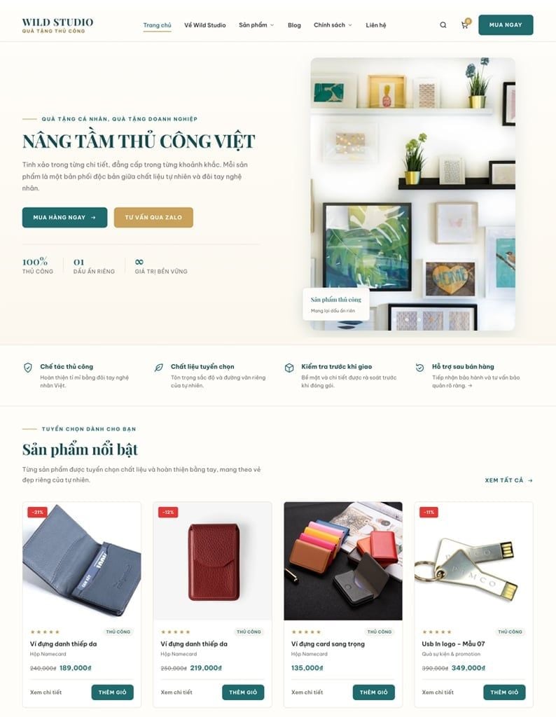 Quà tặng thủ công Wild Studio