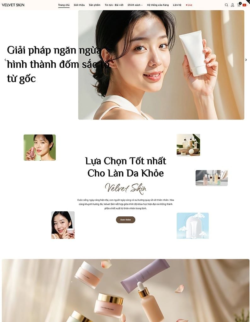 Mỹ phẩm Velvet Skin