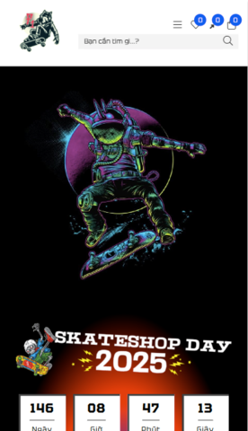 Mẫu website F1GENZ Skateboard