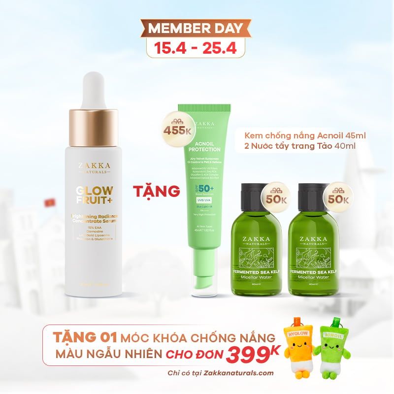  Serum Vitamin C Sáng Và Đều Màu Da Glowfruit+ Brightening 