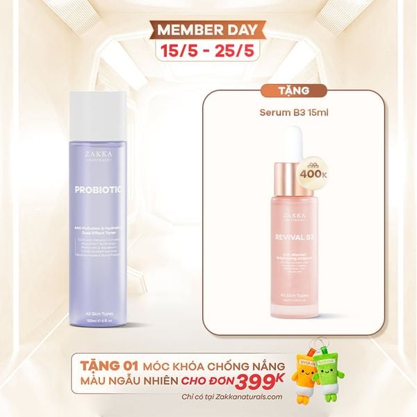  Toner Lợi Khuẩn Probiotic Anti-Pollution & Hydrating Dual Effect 