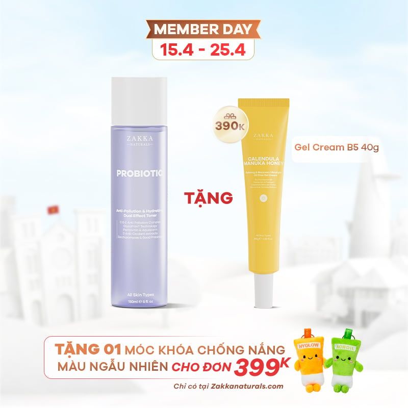 Toner Lợi Khuẩn Probiotic Anti-Pollution & Hydrating Dual Effect 