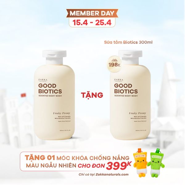  Sữa Tắm Lợi Khuẩn Hương Nước Hoa Fruity Peony Good Biotics 