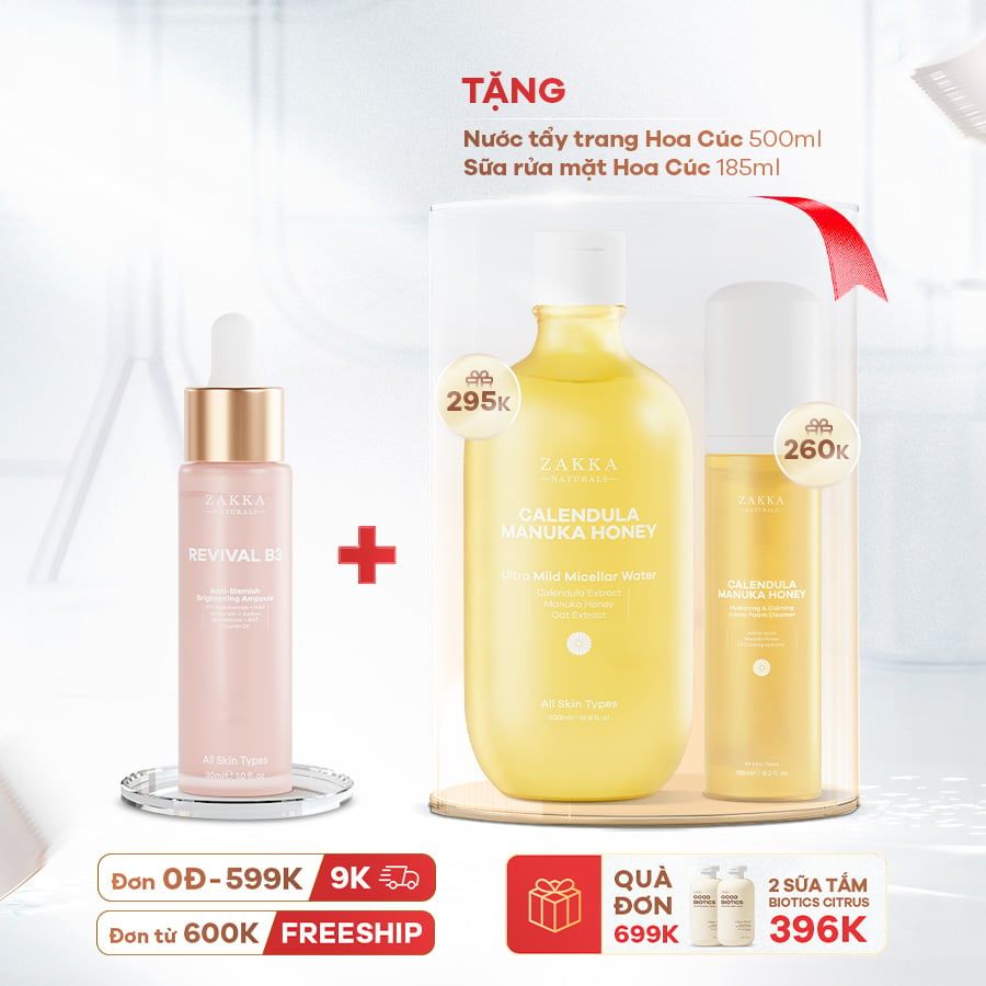  Serum Niacinamide Cải Thiện Thâm Mụn Revival B3 