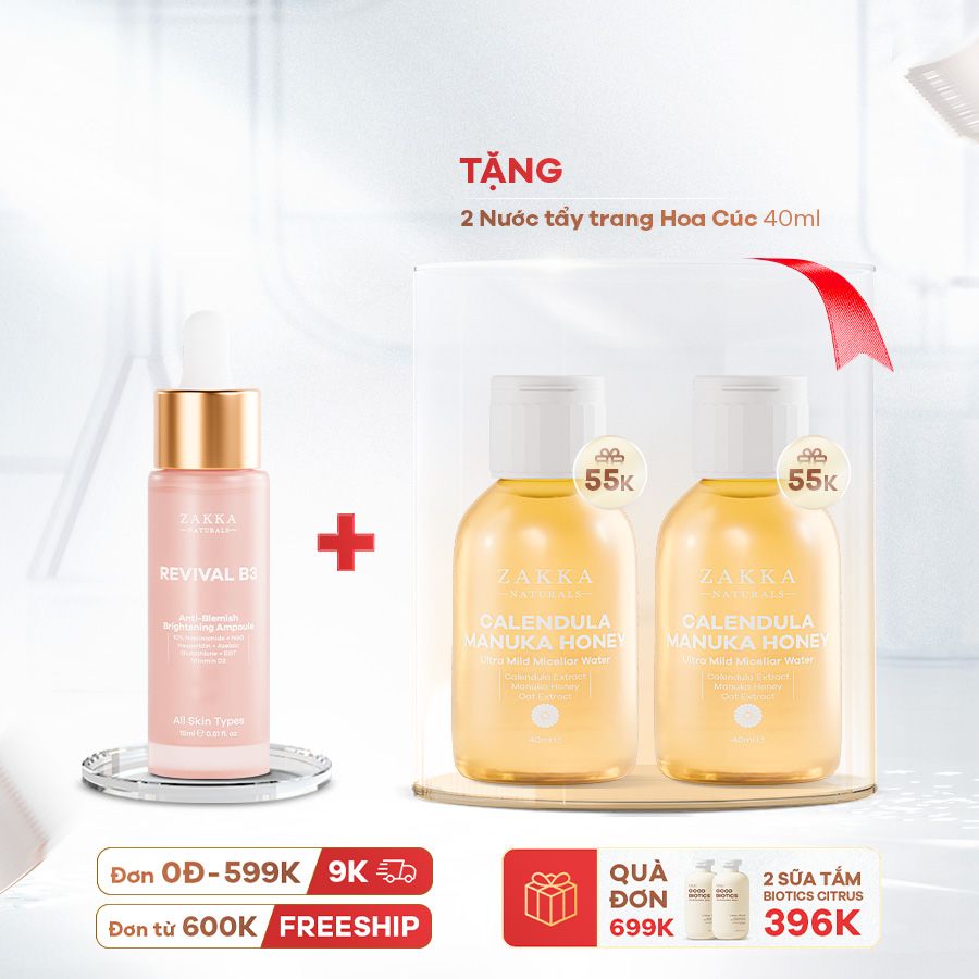  Serum Niacinamide Cải Thiện Thâm Mụn Revival B3 