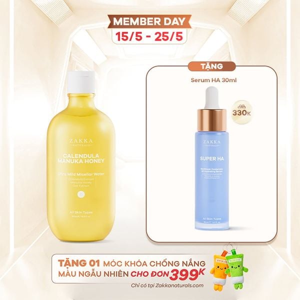  Nước Tẩy Trang Hoa Cúc Dịu Nhẹ Calendula & Manuka Honey 