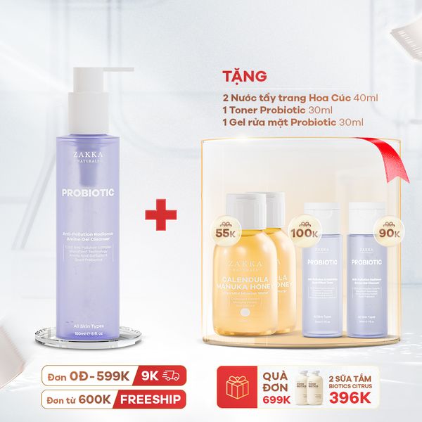  Sữa Rửa Mặt Lợi Khuẩn Probiotic Anti-Pollution Radiance Amino 