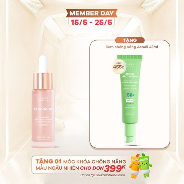  Serum Niacinamide Cải Thiện Thâm Mụn Revival B3 