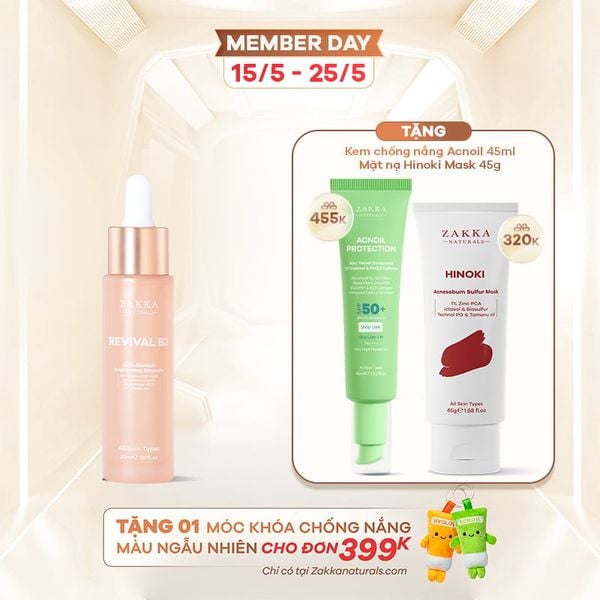  Serum Niacinamide Cải Thiện Thâm Mụn Revival B3 