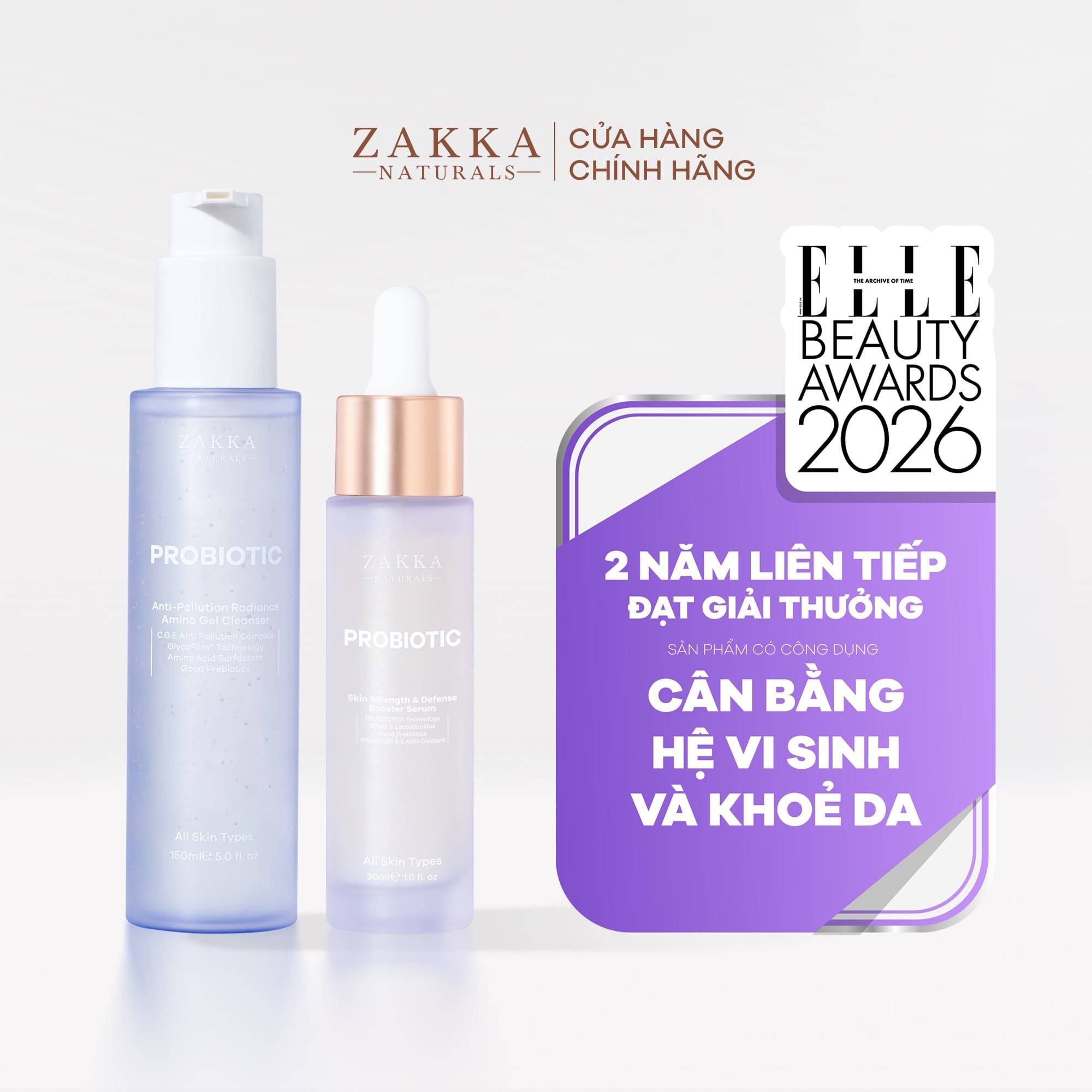  Combo Hỗ Trợ Tăng Cường Lợi Khuẩn Và Sức Đề Kháng Da 