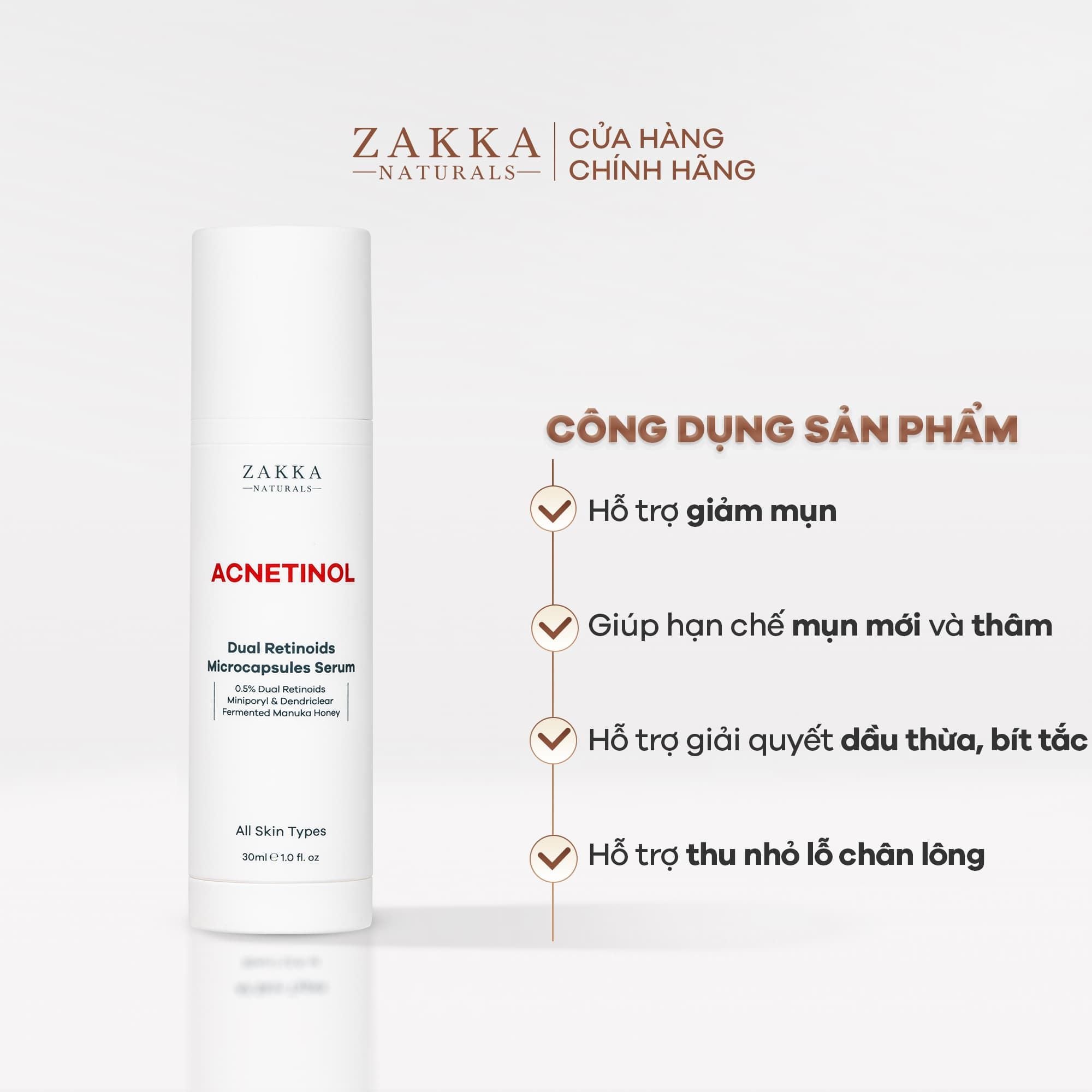  Serum Retinol 0.5 Acnetinol Dual Retinoids Microcapsules 