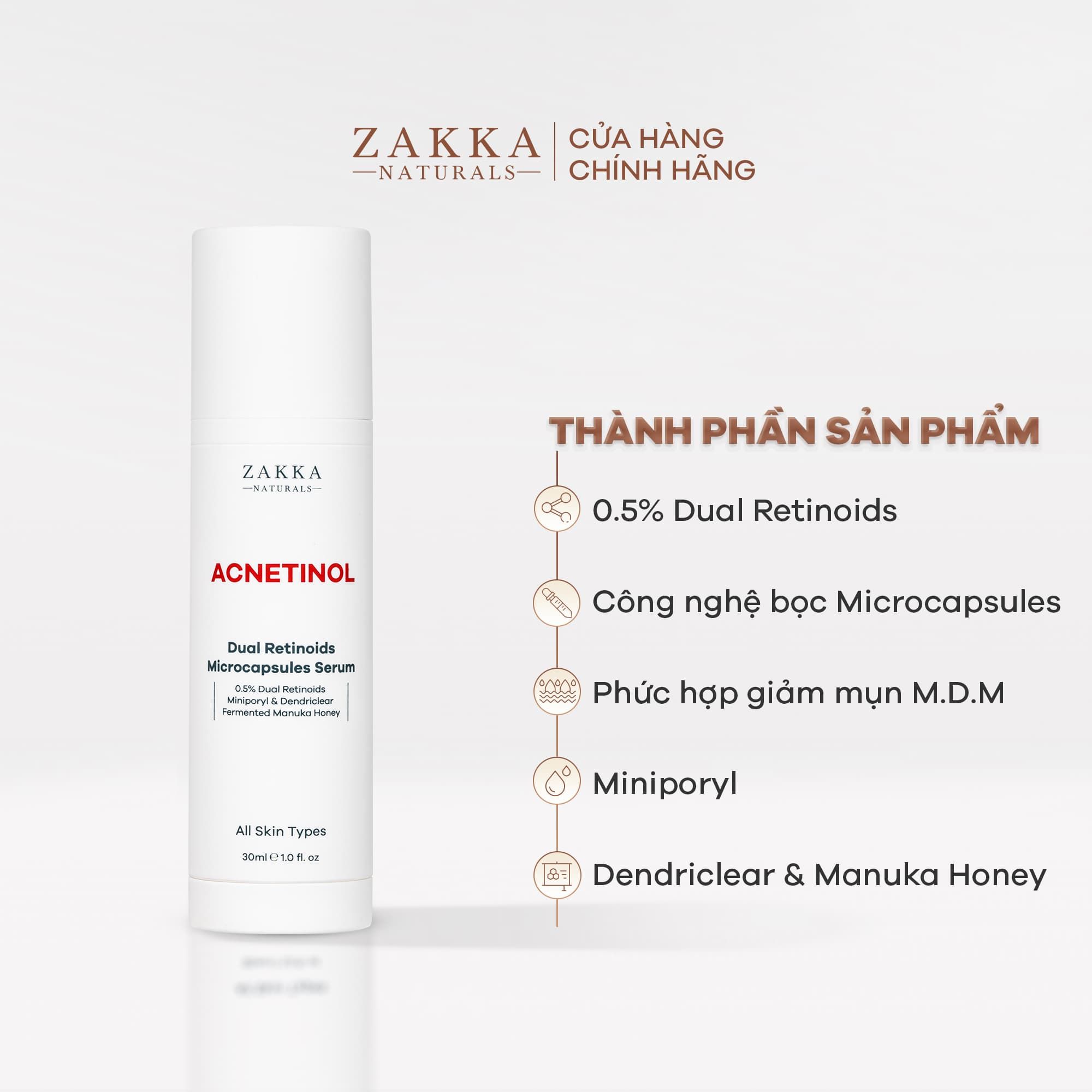  Serum Retinol 0.5 Acnetinol Dual Retinoids Microcapsules 