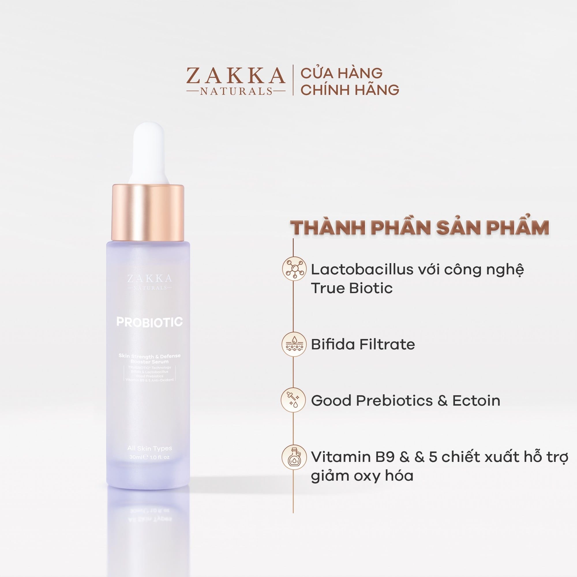  Serum Hỗ Trợ Tăng Cường Lợi Khuẩn Probiotic Skin Strength & Defense 