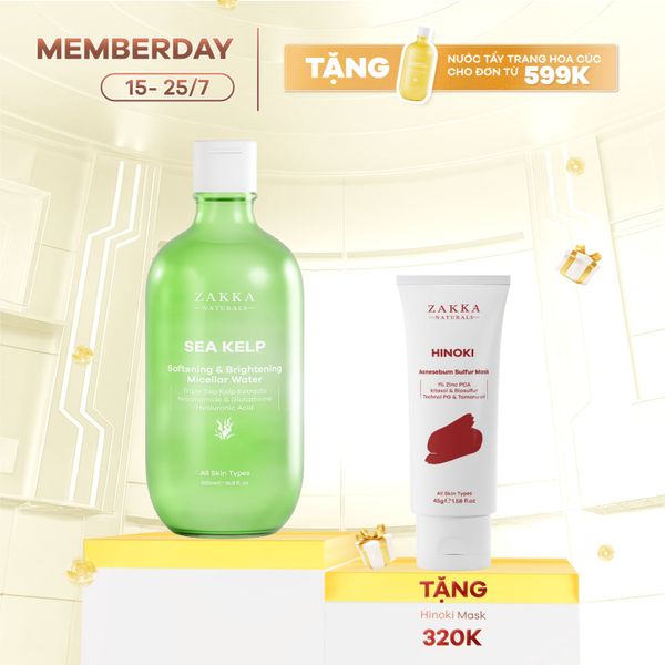  Nước Tẩy Trang Sea Kelp Softening & Brightening 