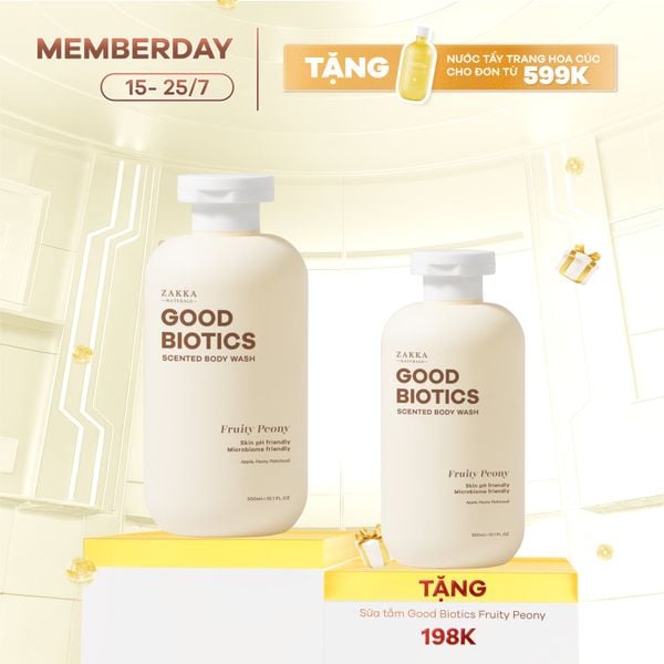 Sữa Tắm Lợi Khuẩn Hương Nước Hoa Fruity Peony Good Biotics 