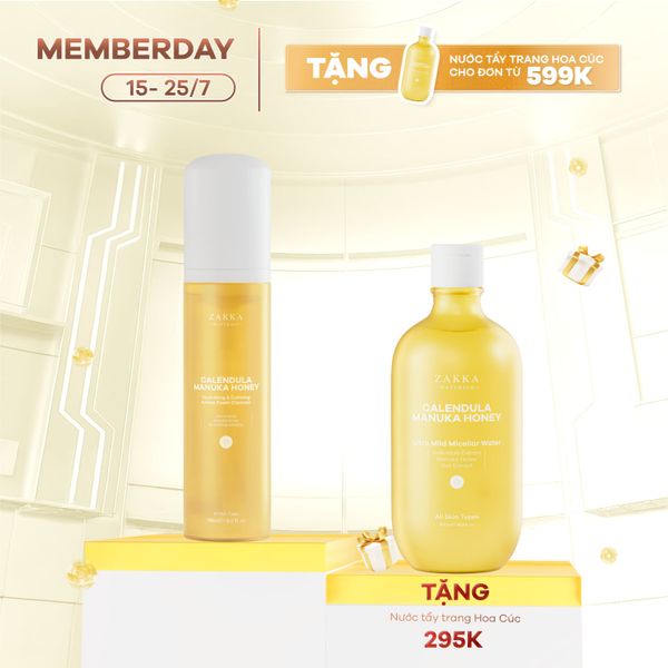  Sữa Rửa Mặt Hoa Cúc Dịu Nhẹ Calendula Manuka Honey 
