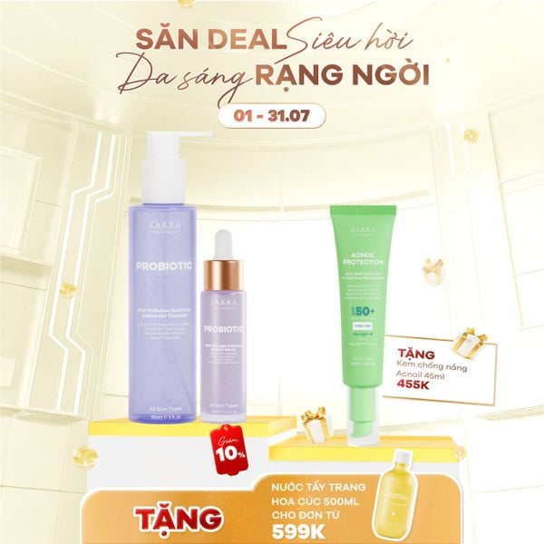  Combo Hỗ Trợ Tăng Cường Lợi Khuẩn Và Sức Đề Kháng Da 