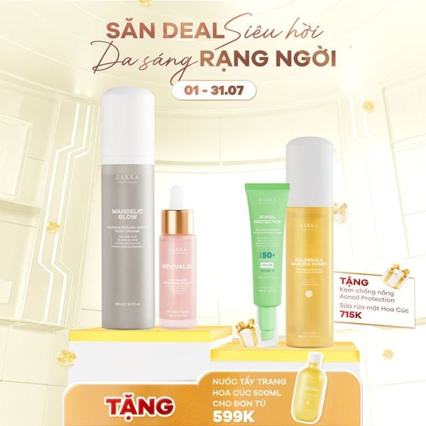  Combo Giảm Mụn Mờ Thâm 