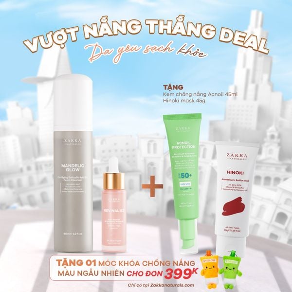  Combo Giảm Mụn Mờ Thâm 